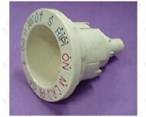 Indicador blanco graduado del programador