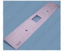 Fascia in vetro bianco