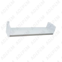 Balconnet à bouteilles gris 486x119x90mm 4055739371