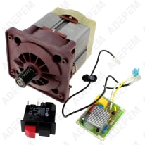 Motor + módulo + interruptor
