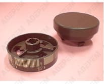 Botón programador marrón 1 a 4