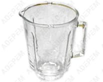 Vaso de cristal desnudo