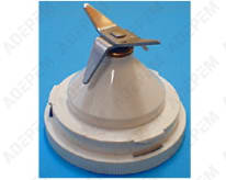 Piastra di base bianca + coltello