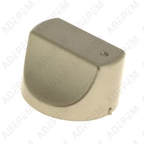 Pomo del horno plateado