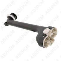 Tubo grigio scuro, lunghezza = 229,6 mm, codice 1173858505