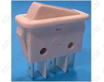 Interruttore di accensione bianco a 3 pin