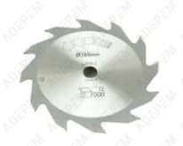 Hoja de sierra circular 160x16 12d