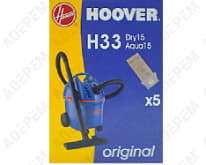 h33 bolsas aspiradoras secas/acuáticas, 5 por bolsa