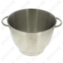 Bol de acero inoxidable con asas