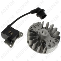 Bobina de encendido 1e34f-2e-3 + volante de inercia