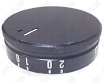 Pulsante nero del timer da 0 a 6