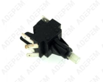 Interruptor pulsador de 6 polos