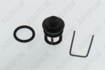 Schwarzer Deckel 8738714121