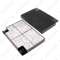 Filtros de carbón (2), 193x137mm