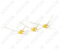 Kit di 3 spazzole laterali