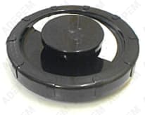 Tapa negra del bol de la batidora