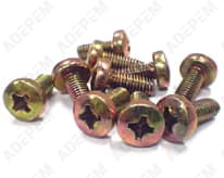 Juego de 10 tornillos m5x12