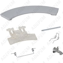 Manilla completa para puerta Silver 4055976486