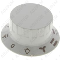 Botón interruptor blanco