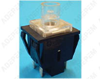 Interruptor transparente de 4 polos