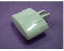 Botón blanco de parada