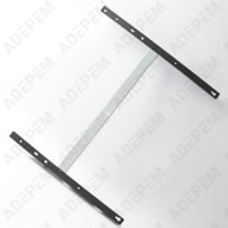 Staffa a parete 750-1000w gr 7021 +serrature, 098882