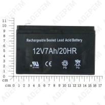 Batería 12V 7Ah/20R 340487001011