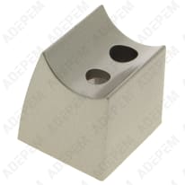 Supporto maniglia sinistra in acciaio inox