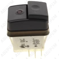 Interruttore nero a 4 pin