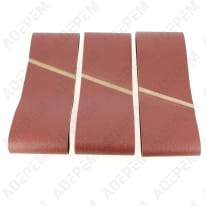 Bandas de lija 100x610 60gr por 3