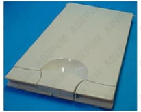 Frontal de la puerta del congelador