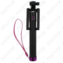 Palo selfie bluetooth rosa fushia