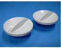 Bottoni bianchi, set di 2