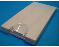 Puerta del congelador descubierta