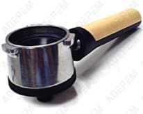 Mango espresso de madera