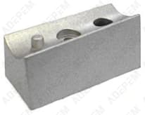 Tapa de asa recta gris