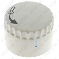 Botón blanco de encendido/apagado