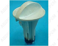 Botón blanco del temporizador