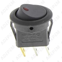 Interruttore grigio a 3 pin ss-993699