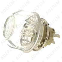 Ojo de buey + casquillo + bombilla halógena