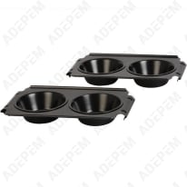 Bandejas para magdalenas, set de 2