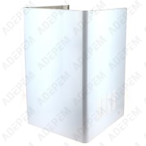 Piano camino in acciaio inox