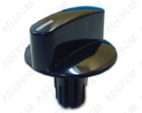 Botón negro del temporizador