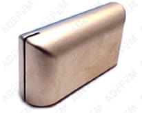 Pulsante grigio a ore 12