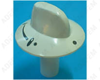 Botón quemador blanco 6h