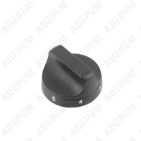 Botón negro 0 a 6, 12h