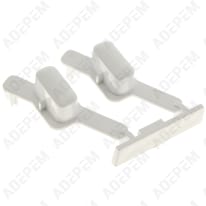 Botones blancos de opciones