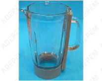 Vaso de cristal desnudo