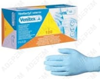 Guante nitrilo azul talla l (par100)