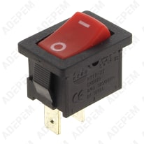 Interruptor de encendido/apagado de 2 clavijas